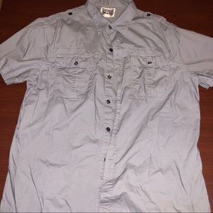 Converse oneStar sort sleeve shirt L grey w/pocket